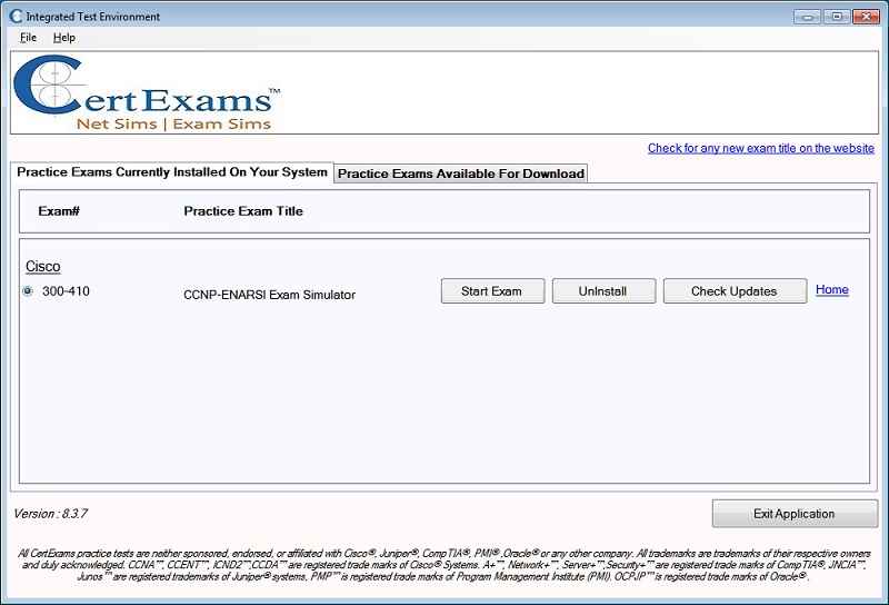 CCNP ENARSI 300-410 Exam Simulator Download