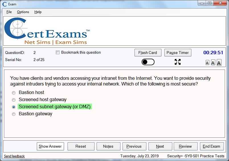 Cert-Ex™ Exam Simulator For Security+ SY0-601 Download